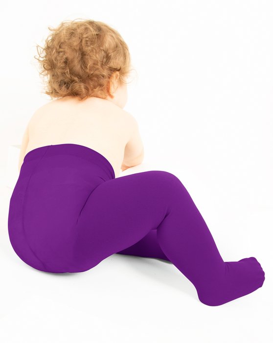 1075 Amethyst Kids Opaque Tights