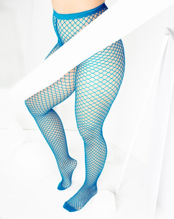 1403 Turquoise Wide Net Fishnets
