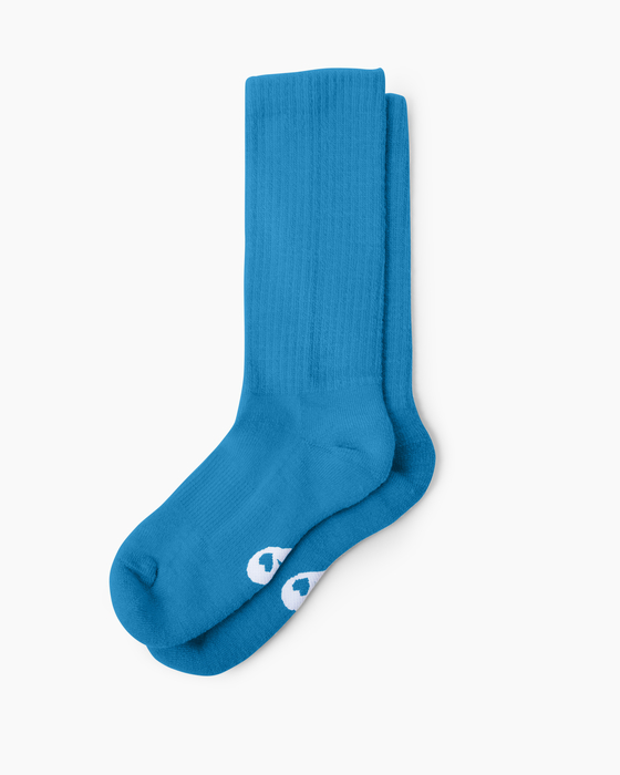 1554 Turquoise Merino Wool Socks 