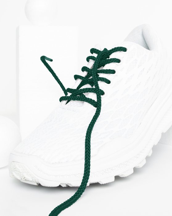 3001 Hunter Green Round Laces