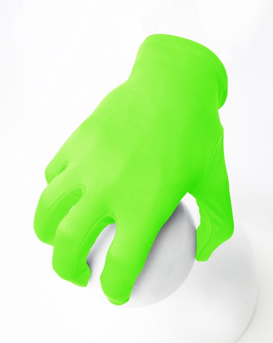 3405 Solid Color Neon Green Wrist Gloves