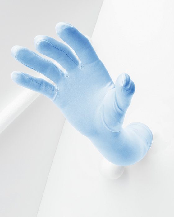 3407 Baby Blue Long Opera Gloves