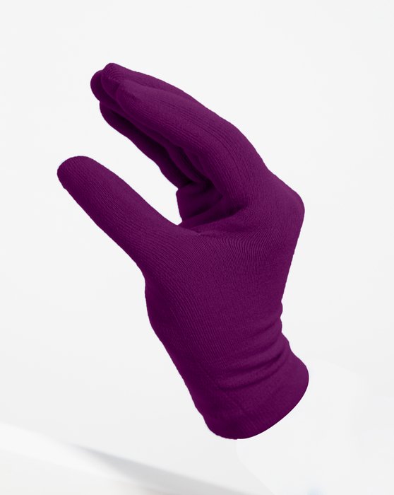 3601 Rubine Short Matte Knitted Seamless Gloves