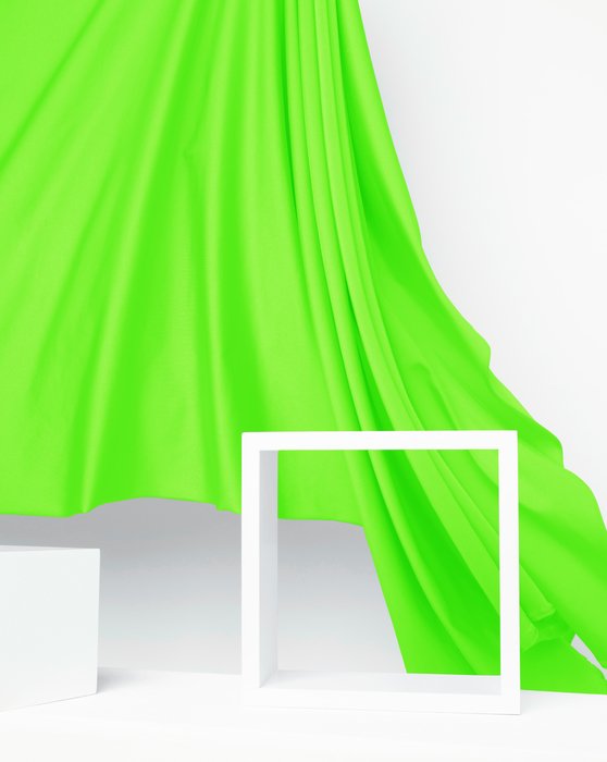 8079 W Neon Green Fabric