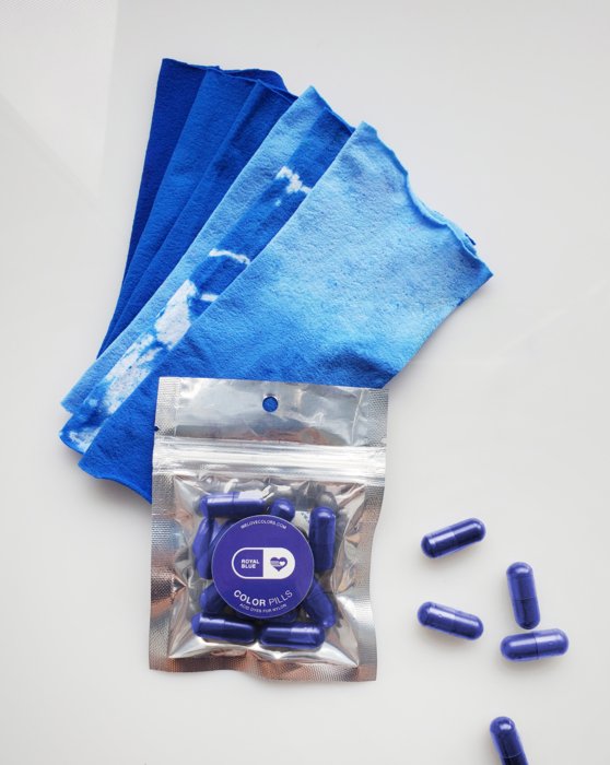 8701 Color Pills Acid Dyes Nylon Royal Blue